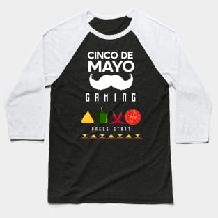 Cinco de mayo gaming Baseball T-Shirt